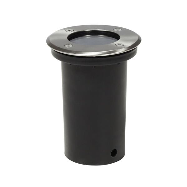 vidaXL Built-in Garden Lamp Silver and Black