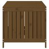 vidaXL Garden Storage Box Honey brown Solid pine wood