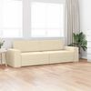 vidaXL Sofa Bed Cream 96.46 x 30.71 x 30.31 in Fabric