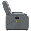 vidaXL Stand Up Massage Recliner Chair Gray