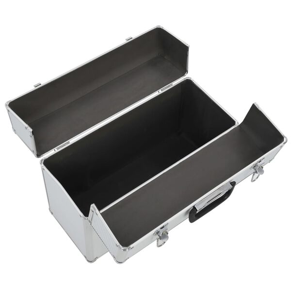 vidaXL Tool Case 18.5"x14.2"x7.9" Silver Aluminum