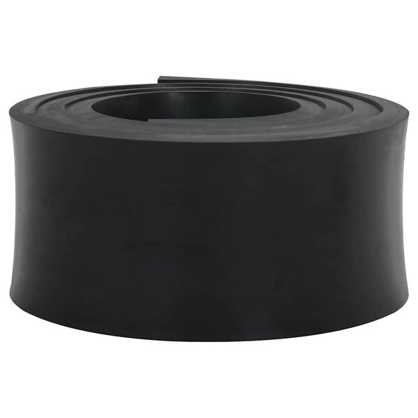 vidaXL Rubber Edge For Snow Plow Black Styrene-butadiene rubber