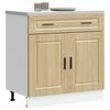 vidaXL Kitchen Base Cabinet Sonoma oak Engineered wood Medium