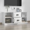 vidaXL TV Cabinet High gloss white Engineered wood Medium TV Cabinet