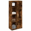 vidaXL Bathroom Cabinet Smoked oak Engineered wood Slim Bathroom Cabinet