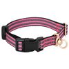 vidaXL Dog Harness Pink Polyester L Adjustable Armrests Dog Harness