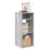 vidaXL Book Cabinet Grey Sonoma Engineered wood Storage Book Cabinet