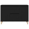 vidaXL Sideboard with Drawer Black 101 x 35 x 60 cm Engineered wood