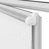 vidaXL Roller Blind White Polyester 31.5x90.6 in Height-Adjustable