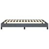 vidaXL Bed Frame Dark Grey Velvet Full Size Durable Bed Frame