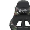 vidaXL Gaming Chair Black and camouflage Faux leather, metal, plywood, foam