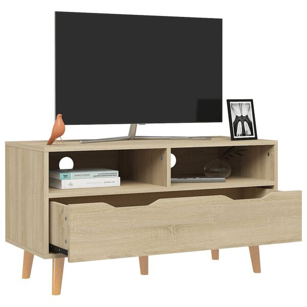 vidaXL TV Cabinet Sonoma Oak Engineered wood Medium TV Cabinet