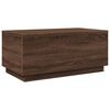 vidaXL Coffee Table Brown Oak Engineered Wood 35.4 x 19.7 x 15.7 in