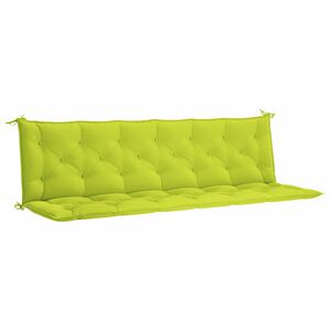 vidaXL Garden Bench Cushion Set of 2 Bright Green