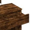 vidaXL Dressing Table Smoked Oak Engineered Wood Medium Dressing Table