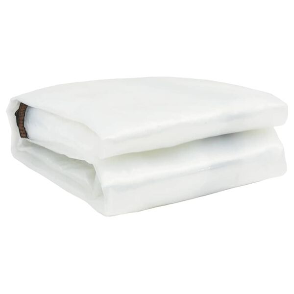 vidaXL Clear Tarpaulin with Eyelets 26.2x26.2' Polyethylene