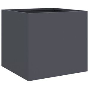 vidaXL Planter Anthracite Cold-rolled steel Small Decorative Inlays