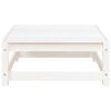 vidaXL Footstool White, Anthracite Solid pine wood, 100% polyester Medium