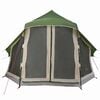 vidaXL Family Tipi Tent Folding with Roof Green 404 x 370 x 270 cm