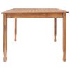 vidaXL 9 Piece Patio Dining Set with Cushions Solid Teak Wood