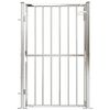 vidaXL Garden Gate 39.4" x 57.1" Stainless Steel