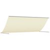 vidaXL Retractable Awning Cream Fabric 137.8 x 59.1 in Retractable