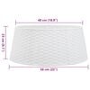 vidaXL Christmas Tree Skirt White Polypropylene One Size Simple