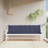 vidaXL Garden Bench Cushion Set of 2 Navy Blue Oxford Fabric