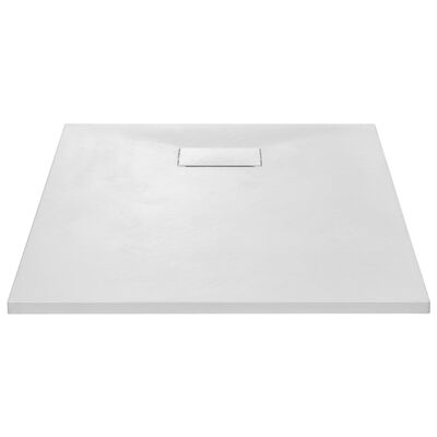 vidaXL Shower Base Tray SMC White 39.4"x31.5"