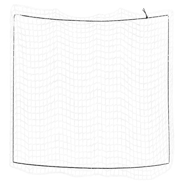 vidaXL Trailer Net with Elastic Rope White 9.8x9.8' PP