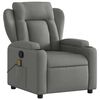 vidaXL Massage Recliner Chair Dark grey