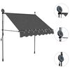 vidaXL Retractable Awning Anthracite