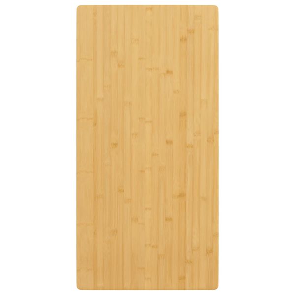 vidaXL Table Top Natural Bamboo Medium Rounded Corners Surface
