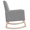 vidaXL Rocking Chair Light grey
