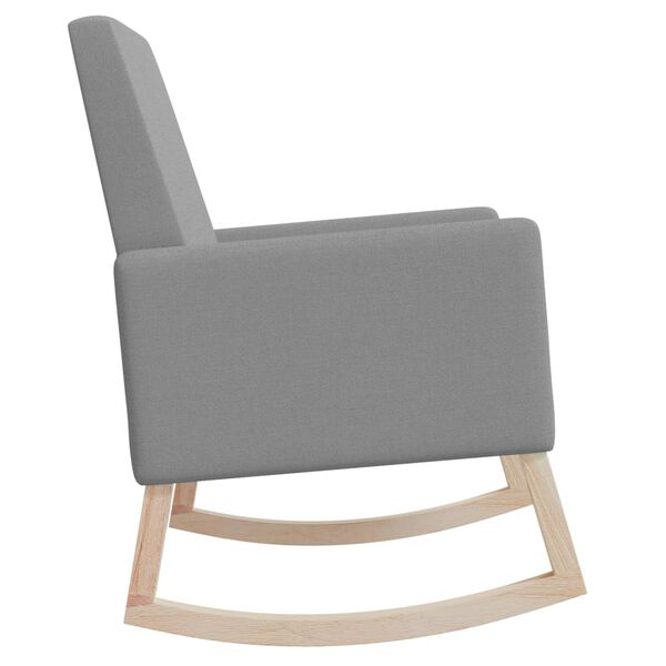 vidaXL Rocking Chair Light grey