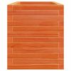 vidaXL Garden Planter Wax brown Solid pine wood Large Decorative Inlays