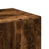 vidaXL Apothecary Cabinet Smoked Oak Engineered Wood Large