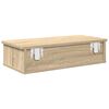 vidaXL Wall Shelf Sonoma oak Engineered wood 23.6 x 9.8 x 5.9 in