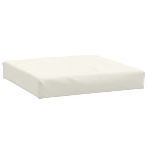 vidaXL Pallet Cushion Melange Cream 100% Polyester 24x24 in