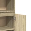 vidaXL Bathroom Cabinet Sonoma Oak Engineered Wood Bathroom Cabinet