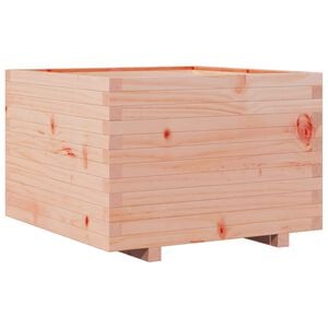 vidaXL Garden Planter Natural wood Solid Douglas wood Large Durable