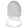 vidaXL Soft-close Toilet Seat with Quick-release Design White
