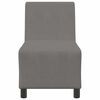 vidaXL Modular Sofa Unit Armless Light Grey 21.65 x 29.13 x 32.28 in