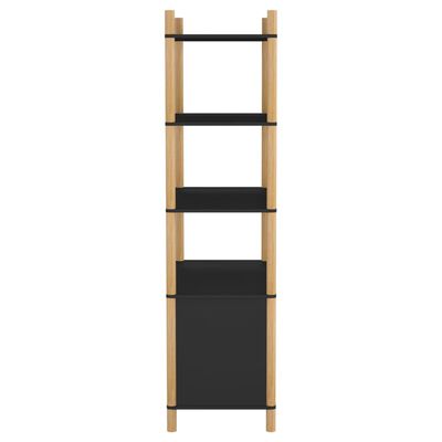 vidaXL Highboard Black 31.5"x15.7"x60.2" Engineered Wood