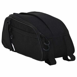 vidaXL Bicycle Bag Black 38 x 16 x 16 cm Polyester