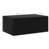 vidaXL Garden Furniture Cover Black Polyethylene, Aluminum Medium