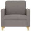 vidaXL Sofa Chair Taupe Fabric (100% polyester), metal, textilene