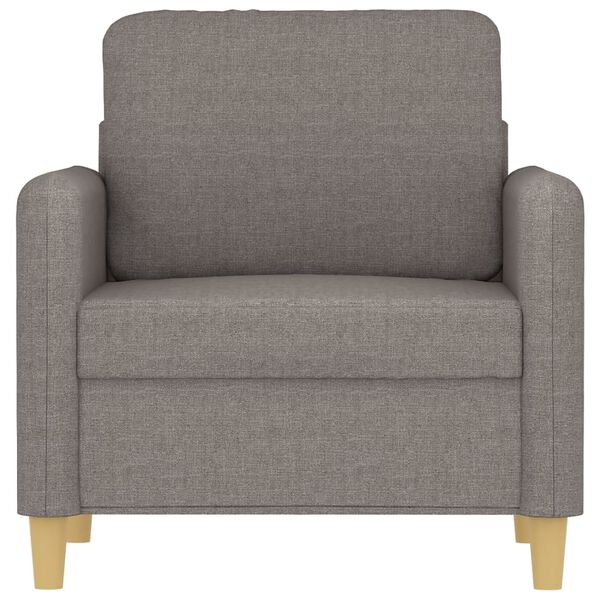 vidaXL Sofa Chair Taupe Fabric (100% polyester), metal, textilene