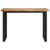 vidaXL Dining Table 43.3"x21.7"x29.5" Solid Wood Mango