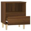 vidaXL Bedside Cabinet Set of 2 Brown oak